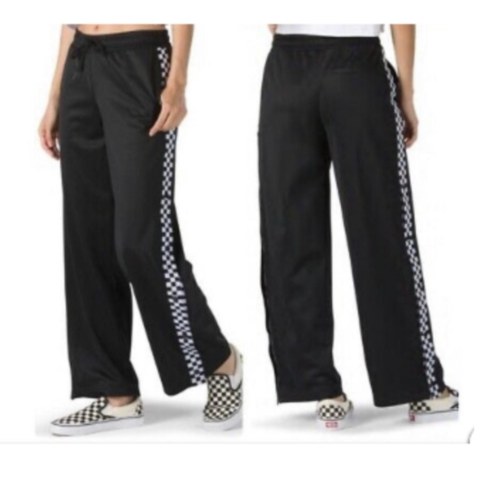 Vans checkerboard track pants